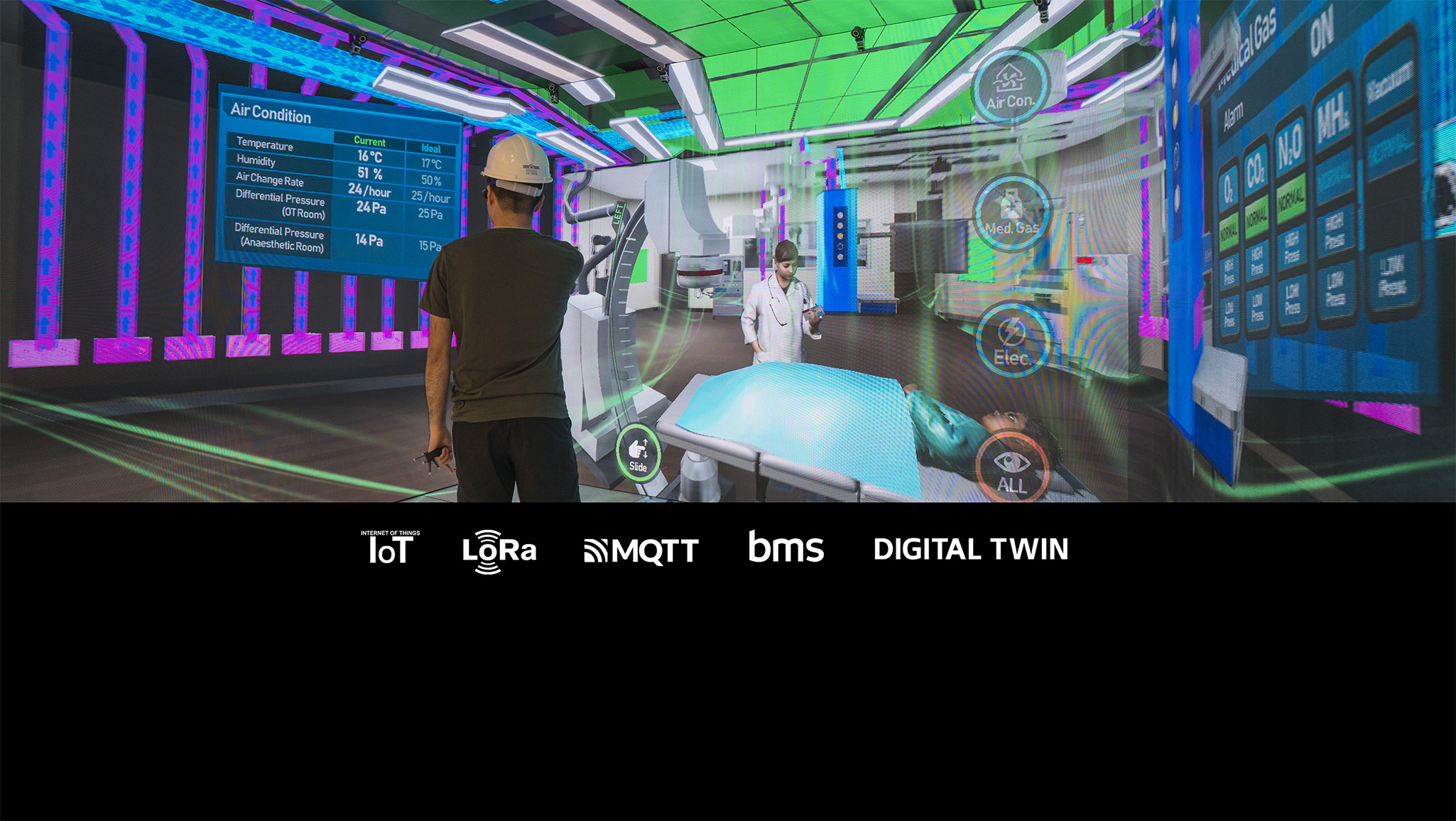 VirCube XR SPACE for Architecture, Engineering & Construction (AEC) compatible with Digital Twins